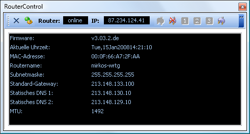 RouterControl - Tool zur Kontrolle des Routers